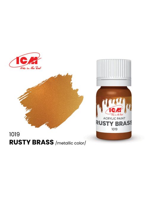 ICM - METALLIC COLORS Rusty Brass bottle 12 ml