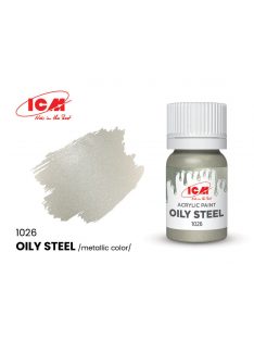 ICM - METALLIC COLORS Oily Steel bottle 12 ml