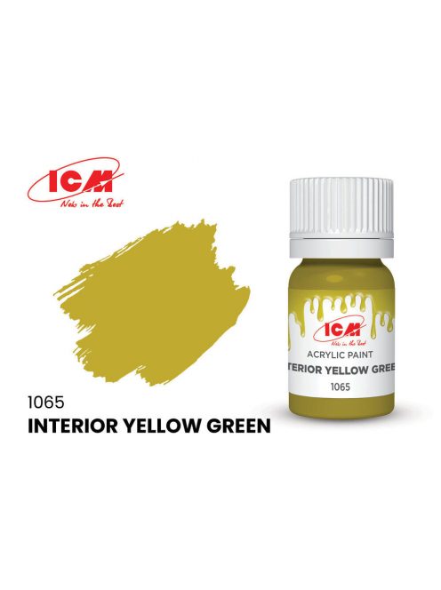 ICM - GREEN Interior Yellow Green bottle 12 ml