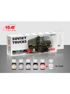 ICM - Acrylic paint set for Soviet trucks 6  12 ml