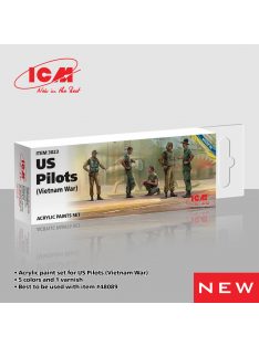 ICM - Acrylic Paint Set for US Pilots(Vietnam War)