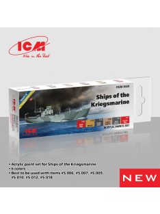   ICM - Acrylic paint set for Ships of the Kriegsmarine 6 ? 12 ml