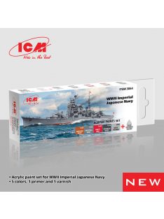   ICM - Acrylic Paint Set for WWII Imperial Japanese Navy  6 x12 ml