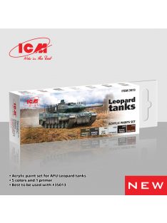 ICM - Acrylic paint set for Leopard tanks