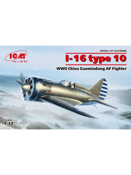 ICM - I-16 type 10, WWII China Guomindang AF Fighter