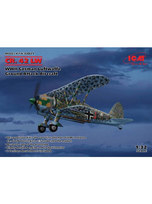 ICM - CR. 42 LW , WWII German Luftwaffe Ground Attack Aircraft