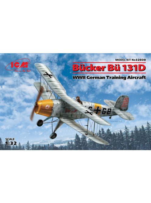 ICM - Bücker Bü 131D, WWII German Training Aircraft