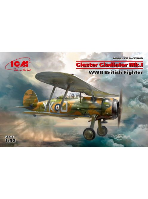 ICM - Gloster Gladiator Mk.I, WWII British Fighter