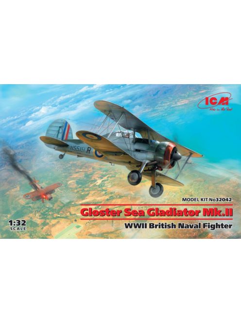 ICM - Gloster Sea Gladiator Mk.II , WWII British Naval Fighter