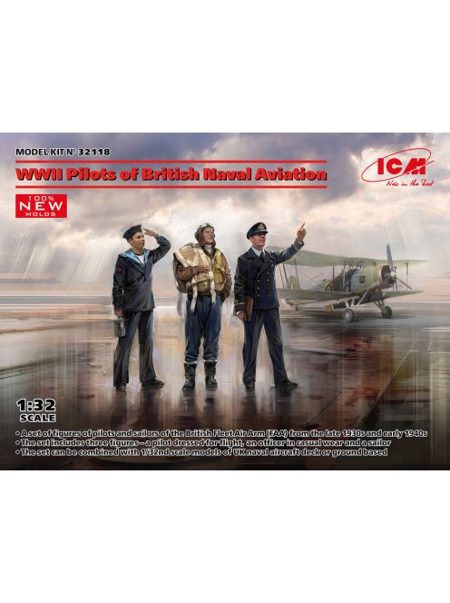 ICM - WWII Pilots of British Naval Aviation (100% new molds)