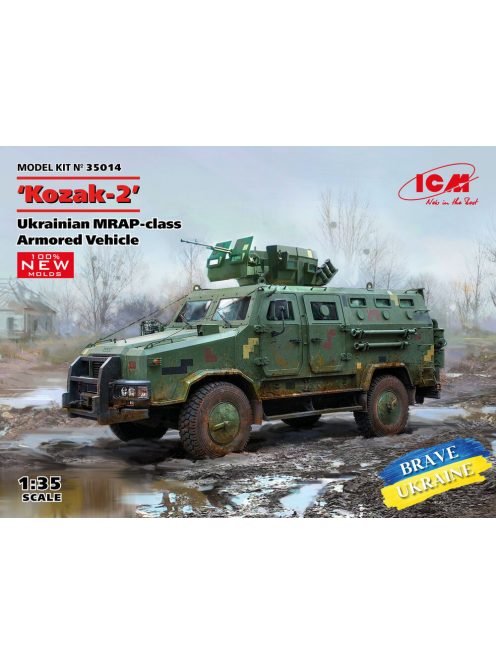 ICM - Kozak-2, Ukrainian MRAP-class Armored Vehicle (100% new molds)