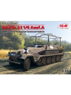   ICM - Sd.Kfz.251/6 Ausf.A WWII German Armoured Command Vehicle