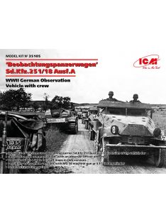   ICM - 'Beobachtungspanzerwagen' Sd.Kfz.251/18 Ausf.A, WWII German Observation Vehicle with crew