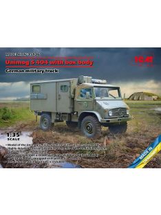 ICM - Unimog S 404 with box body,German military truck