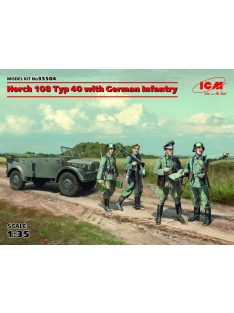 ICM - Horch 108 Typ 40 with German Infantry