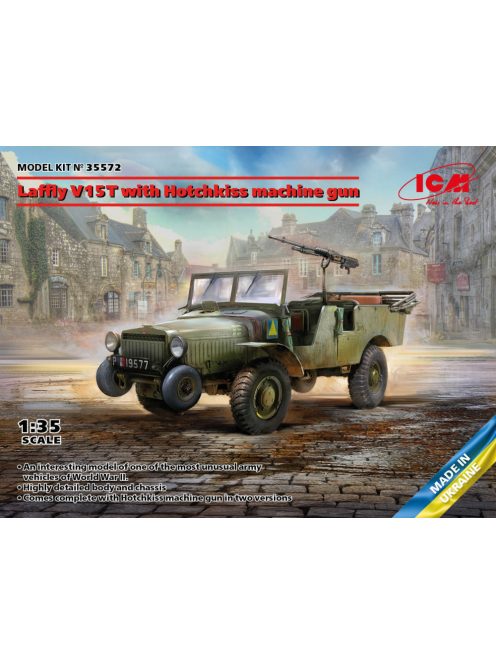 ICM - Laffly V15T with Hotchkiss machine gun