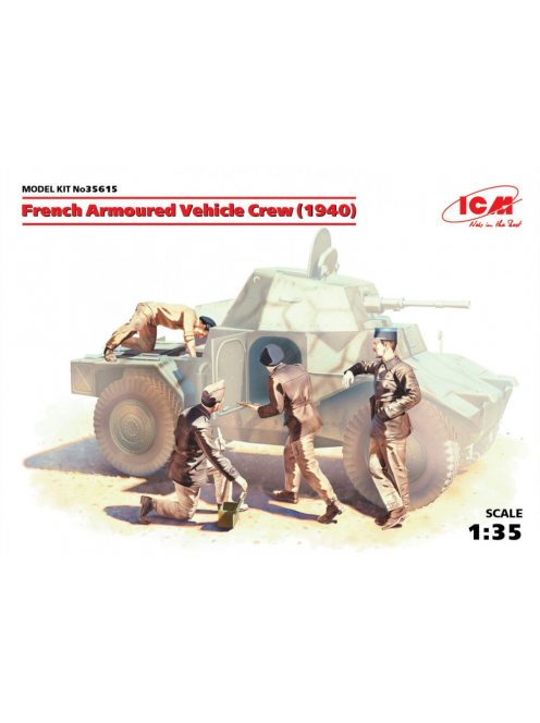 ICM - French Armoured Vehicle Crew 1940