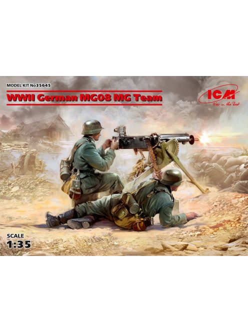 ICM - WWII German MG08 MG Team