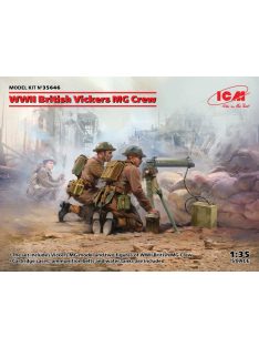 ICM - WWII British Vickers MG Crew (Vickers MG & 2 figures)