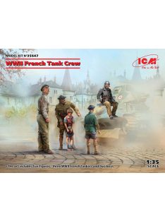 ICM - WWII French Tank Crew (4 figures)