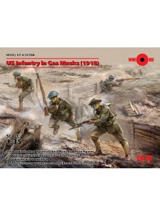 ICM - US Infantry in Gas Masks(1918)4 Figures