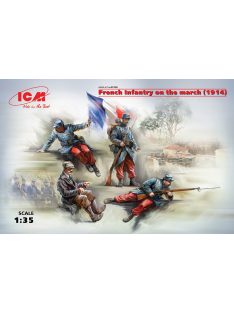 ICM - French Infantry on the march 1914 4 Figure