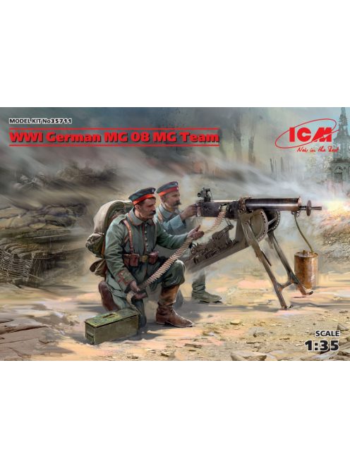 ICM - WWI German MG08 MG Team