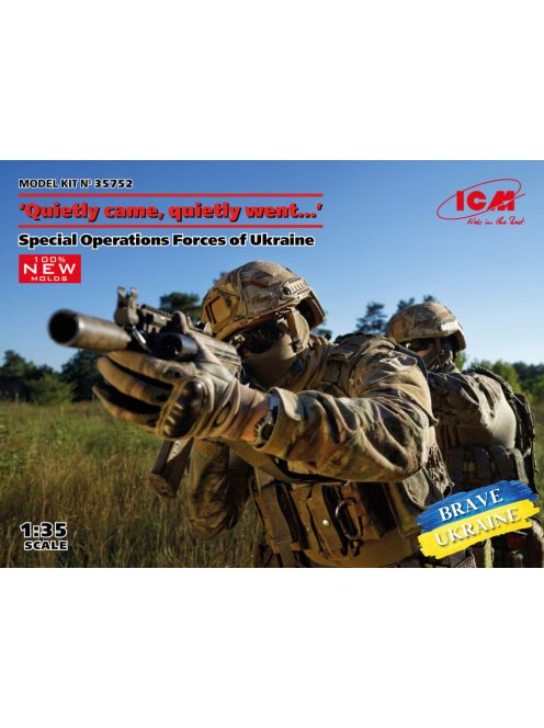 ICM - Quietly came,quietly went.Special Operations Forces of Ukraine(4 fig)new molds