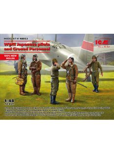   ICM - Japanese pilots and Ground Personnel WWII (100% new molds)