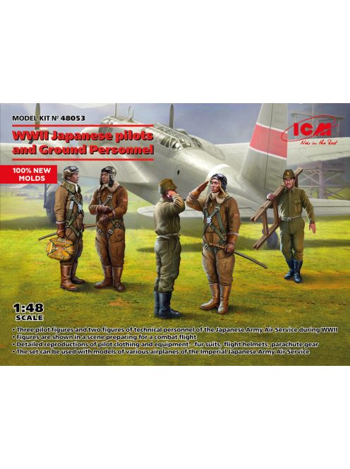 ICM - Japanese pilots and Ground Personnel WWII (100% new molds)