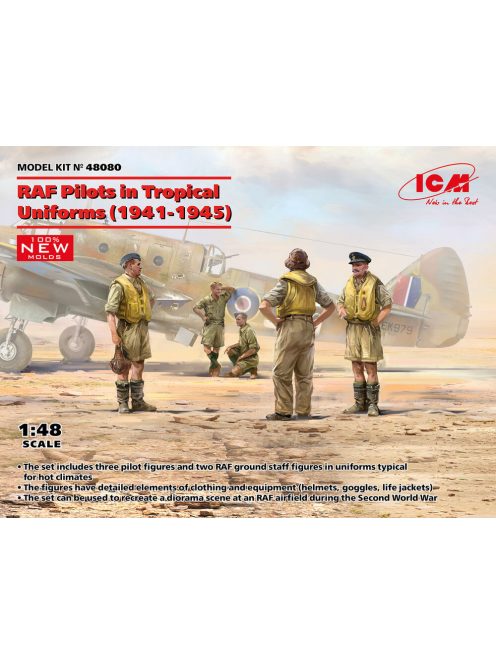 ICM - RAF Pilots in Tropical Uniforms (1941-1945) (100% new molds)