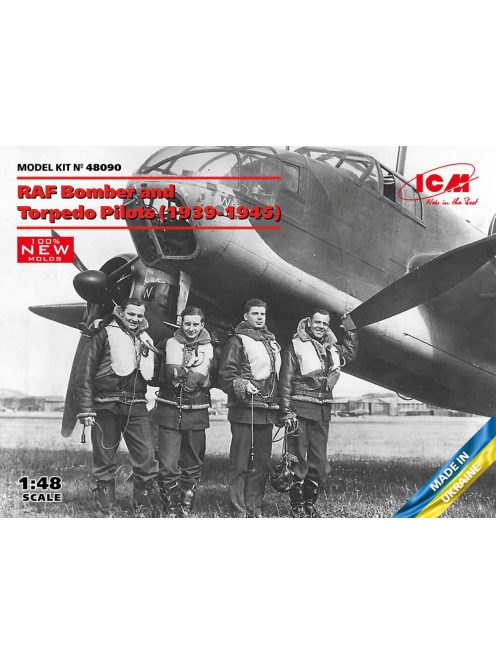 ICM - RAF Bomber and Torpedo Pilots (1939-1945) (100% new molds)