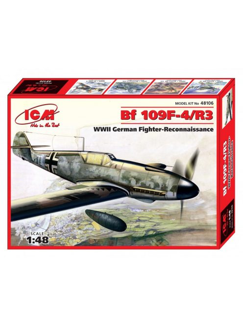 ICM - Messerschmitt Bf 109F-4/R3 WWII German Fighter Reconnaissance