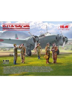   ICM - 1:48 Ki-21-Ib "Sally" with Japanese Pilots and Ground Personnel - ICM