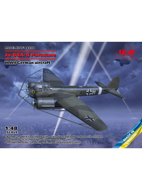 ICM - Ju-88A-8 Paravane, WWII German aircraft