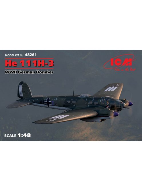 ICM - He 111H-3, WWII German Bomber