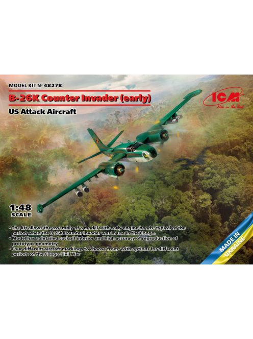 ICM - B-26K Counter Invader (early), US Attack Aircraft