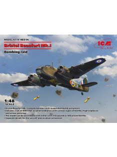 ICM - 1:48 ICM Bristol Beaufort Mk.I. Bombing raid