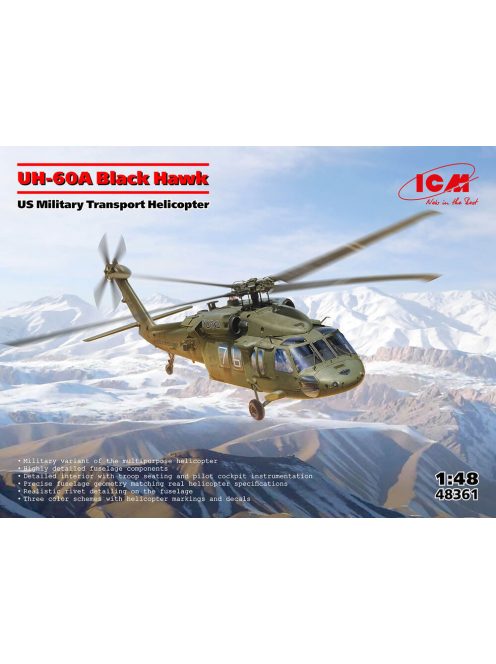 ICM - UH-60A Black Hawk, US Military Transport Helicopter