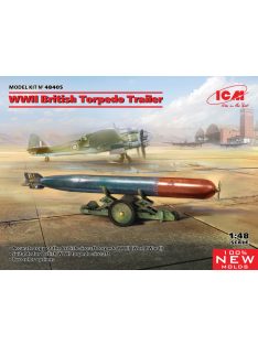 ICM - WWII British Torpedo Trailer (100% new molds)