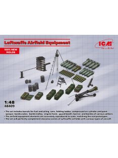   ICM - 1:48 Luftwaffe Airfield Equipment (100% new molds) - ICM