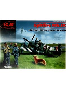 ICM - Spitfire Mk IX with RAF Pilots /Ground Crew