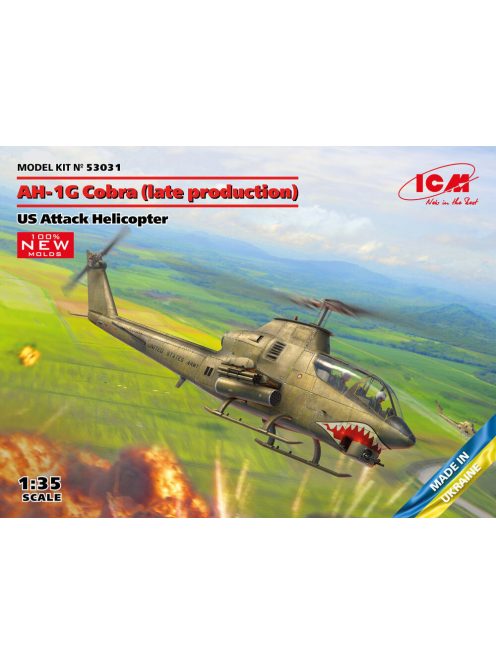 ICM - AH-1G Cobra (late production), US Attack Helicopter (100% new molds)