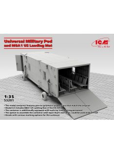   ICM - 1:35 Universal Military Pod and M8A1 US Landing Mat - ICM