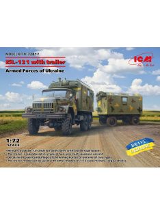   ICM - 1:72 ICM ZiL-131, Truck with trailer Armed Forces of Ukraine