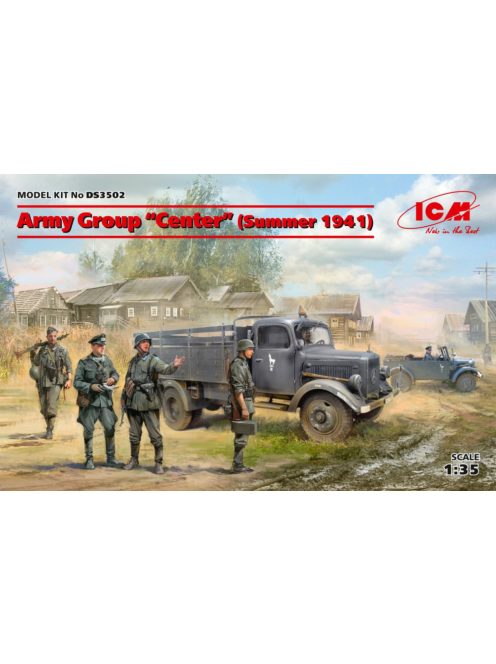 ICM - Army Group "Center" Summer 1941 Kfz.1 Typ L3000S German Infantry