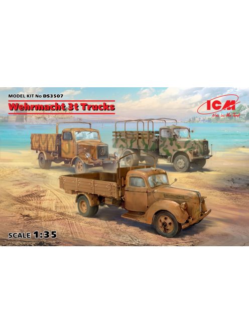 ICM - Wehrmacht 3t Trucks (V3000S, KHD S3000, L3000S)