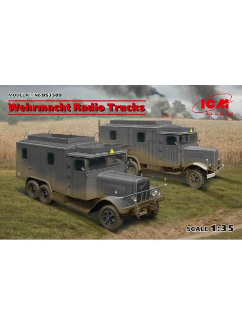 ICM - Wehrmacht Radio Trucks (Henschel 33D1 Kfz.72, Krupp L3H163 Kfz.72)