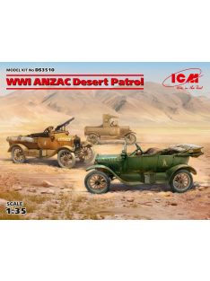   ICM - WWI ANZAC Desert Patrol (Model T LCP, Utility, Touring)