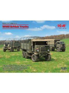   ICM - WWII British Trucks (Model W.O.T. 6, Model W.O.T. 8, Leyland Retriever General Service)